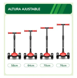 Patinete Sawyer Bikes Ruedas LED