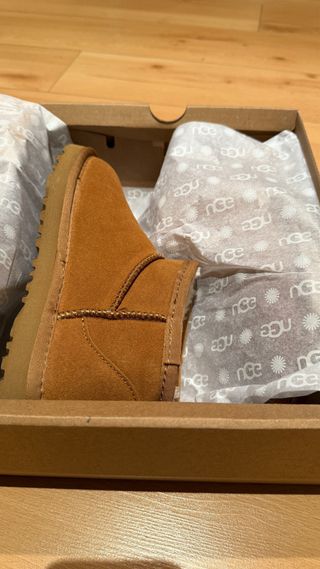 Botas de pelo marrones invierno