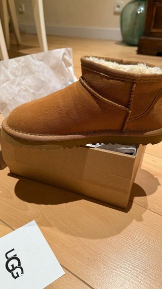 Botas de pelo marrones invierno