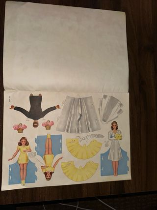 Recortable boda años 40