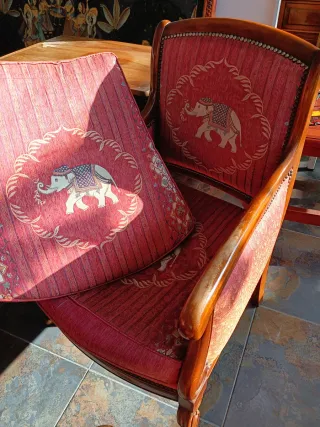 Butacas Imperio con motivos de la India REBAJADO!!