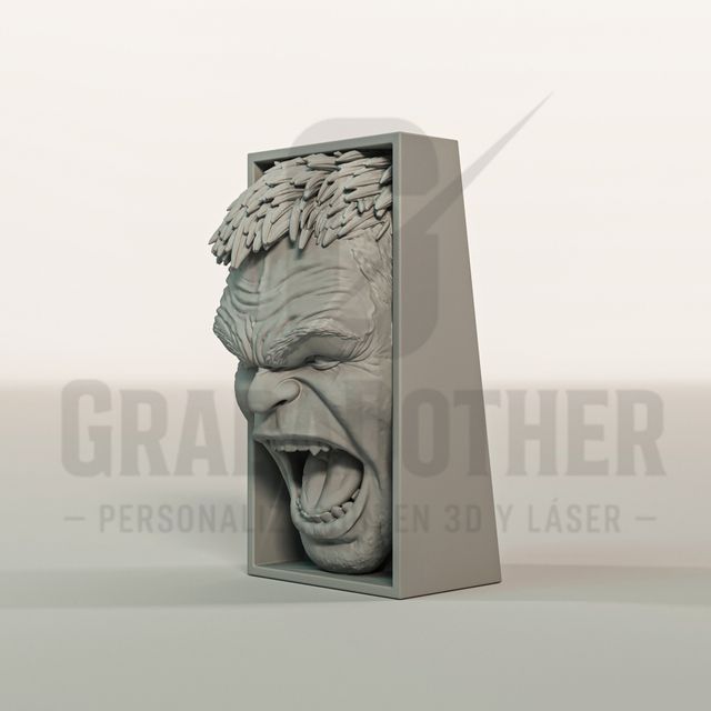 Figura Hulk 3D Marvel Comics