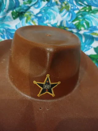 Sombrero Sheriff, cowboy. Disfraz Woody Toy Story