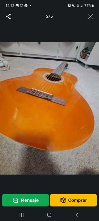 Guitarra Acústica Naranja Nueva en Caja