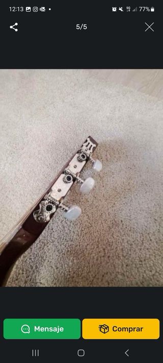 Guitarra Acústica Naranja Nueva en Caja