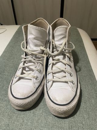 Converse All Star 38 Plataforma Blancas