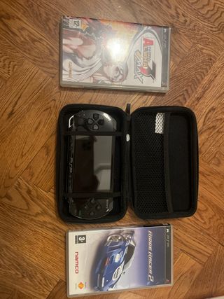 PSP Negra + 2 Juegos (Alpha Max, Ridge Racer 2)