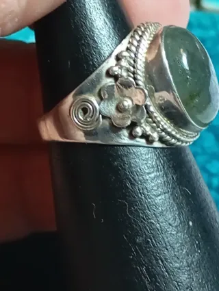 Anillo Plata Ley Labradorita