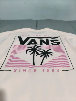 Camiseta Vans Rosa Talla M
