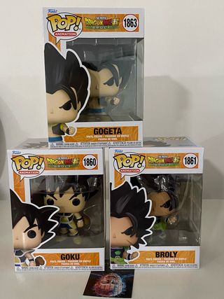 Or18 Funko Pop! Dragon Ball Broly 1863, 1860, 1861
