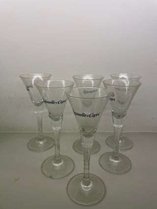 Set 6 Bicchieri Limoncello di Capri