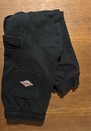 Pantaloni cargo ragazzo neri. marca Bear