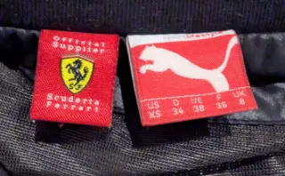 Chaqueta Puma Ferrari Negra Mujer