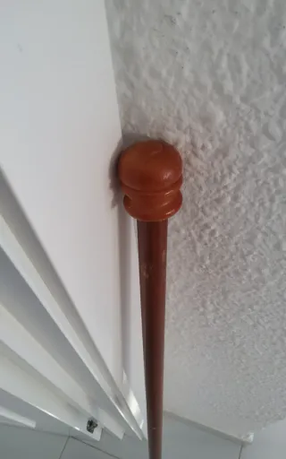 Barra de cortina de madera