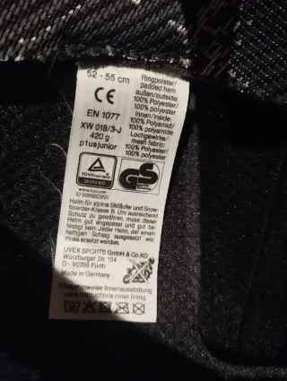 Casco esquí Uvex niño T: 52-55cm