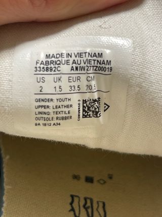 Zapatillas Converse niño blancas y rojas