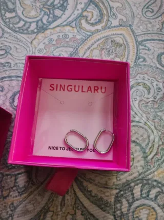 Pendientes Aro Plata Singularu