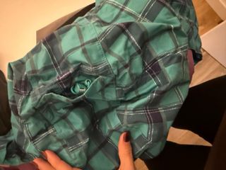 Anorak Nieve Burton S morado y turquesa