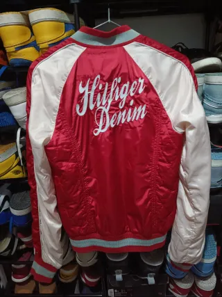 Chaqueta Bomber Tommy Hilfiger Roja Talla M