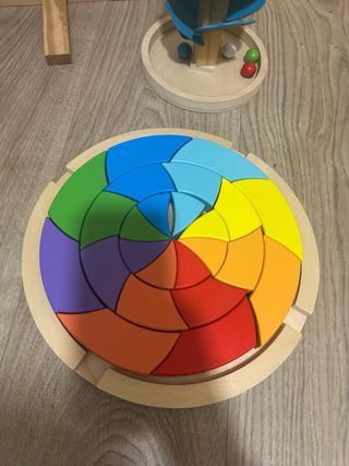 Juguetes de Madera Aldi - apenas usados.