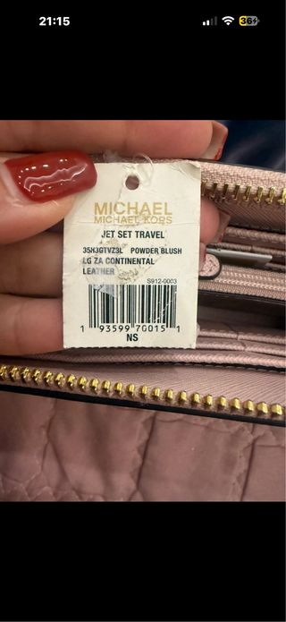 Cartera Michael Kors Jet Set Travel Saffiano
