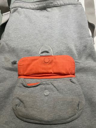 Bolso bandolera tela gris Frenchurch