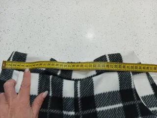 Completo donna gilet e pantaloni a quadri