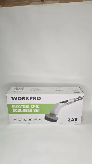 WORKPRO Cepillo Limpieza Eléctrico Extensible