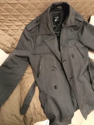 Cappotto grigio uomo