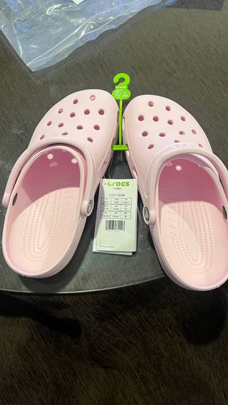 Crocs rosas talla 37-38