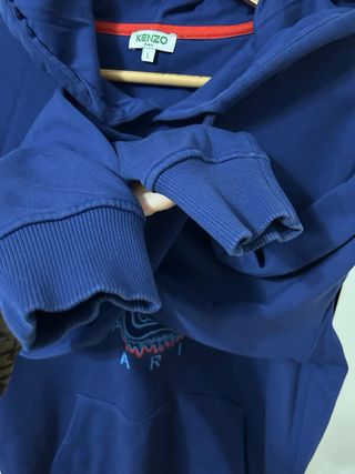 Sudadera Kenzo Talla L Azul y Rojo