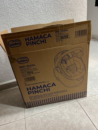 Hamaca bebé musical Pinchi Gris Asalvo