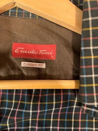 Camisa de cuadros caballero talla M