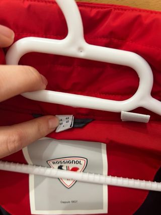 Chaqueta Rossignol roja de esquiar