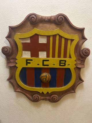 Escudo FC Barcelona Hecho a Mano