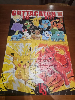 Pack 4 Puzzles Pokémon 100 Piezas Ravensburger
