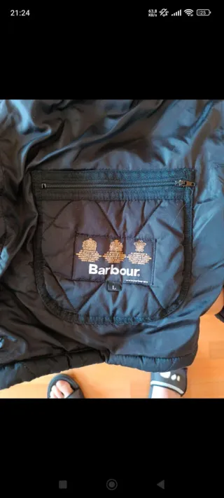 Cazadora Barbour Negra