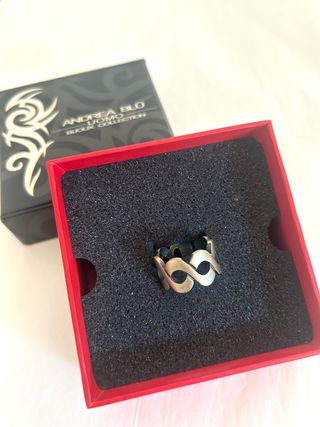 Anillo Andrea Blu Infinito Plata