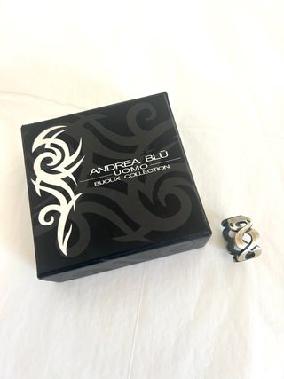 Anillo Andrea Blu Infinito Plata