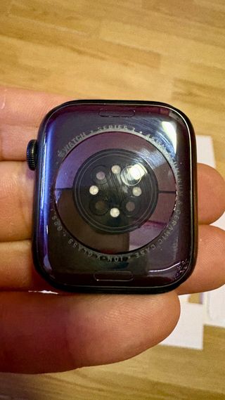 Apple Watch negro Serie 7 de 45mm el de Aluminio.