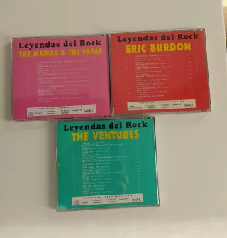 Lote 3 CDs Leyendas del Rock: Mamas & Papas, Eric