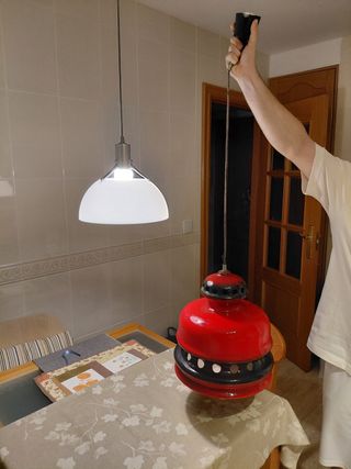 Lámpara cerámica vintage años 60