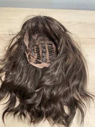 Prótesis Tetas Silicona + Peluca color castaño