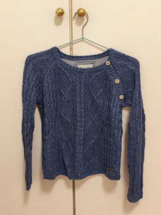 Jersey Massimo Dutti Azul Trenzado