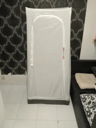 Armario ropero Ikea tela y plástico