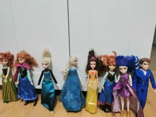 Muñecas Frozen Anna y Elsa