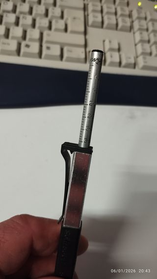 Antiguo Medidor de Profundidad Neumáticos Schrader