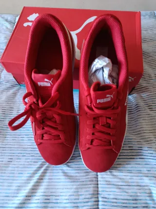 Deportivas Puma rojas Hombre Talla 44