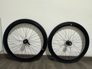 Ruedas Fixie Negras