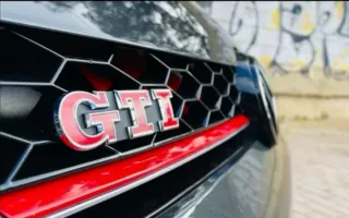 Logo Emblema de Parilla para Vw Golf Polo Fsi